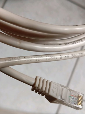 Ethernet network cable 3m like new, gray