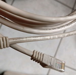 Ethernet network cable 3m like new, gray