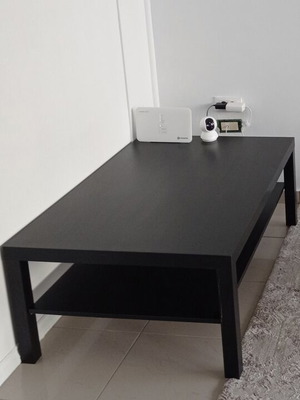 IKEA LACK coffee table like new, black/brown, 118×78 cm