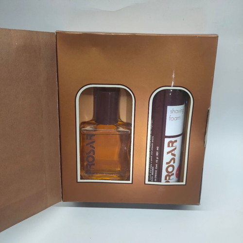 PROSAR After Shave & Shaving Foam Vintage Gift Set like new