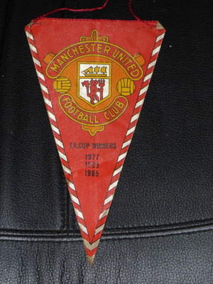 Σημαιάκι FC Manchester United μεταχειρισμένο, παλαιό