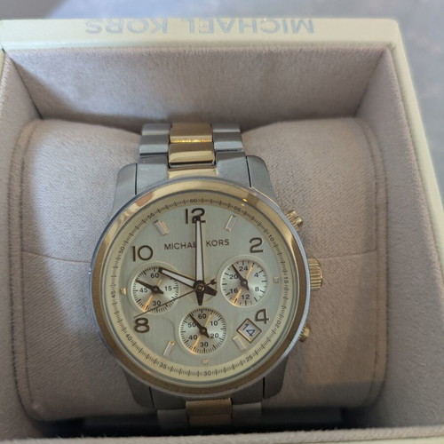 Michael Kors watch with two-tone bracelet new