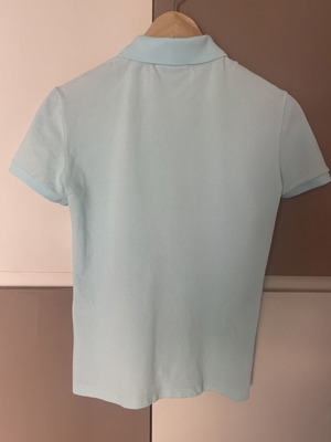 Lacoste women's polo shirt like new, size small, green turquoise