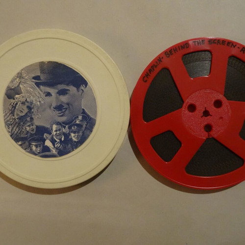 Standard 8mm film "Behind the Screen" used with Charlie Chaplin