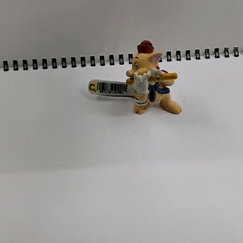 Bullyland miniature piglet with flute new with tag