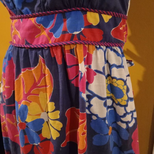 Next floral midi dress XL UK 14 100% cotton like new