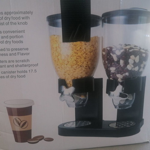 Double Cereal Dispenser used