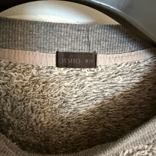 Oysho shirt like new, gray, size M