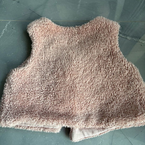Baby furry vest miss ebita 12 months rotten apple like new