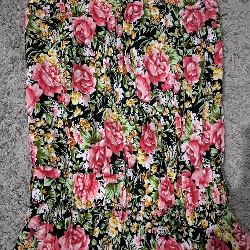 Strapless summer jumpsuit like new with floral pattern