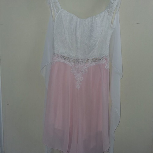Romantic Romper Made in Italy with Lace, Size M, Like New