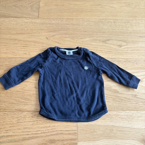Petit Bateau blouses set of 2, size 6 months, like new