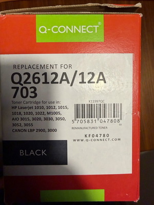 Q-Connect toner Q2612A/12A 703 like new