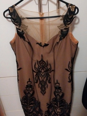 Evening dress Giorgio Ajutanti like new, black and beige, size L