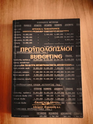 Προϋπολογισμοί Budgeting για τη λήψη επιχειρηματικών αποφάσεων 1η Έκδοση μεταχειρισμένο