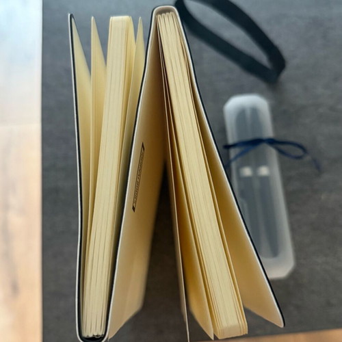 Notebook and two luxury pens set new