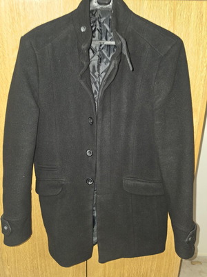 Tresor men's black coat size M like new