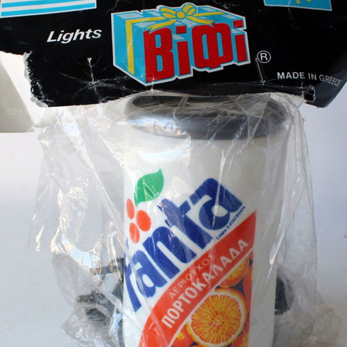 Vintage 80's Fanda Orange Soda Decorative Light BIFI new