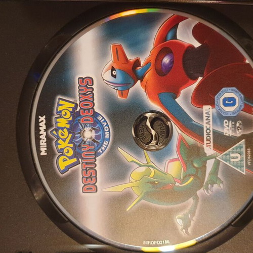 Pokemon Destiny Deoxis DVD like new with English subtitles