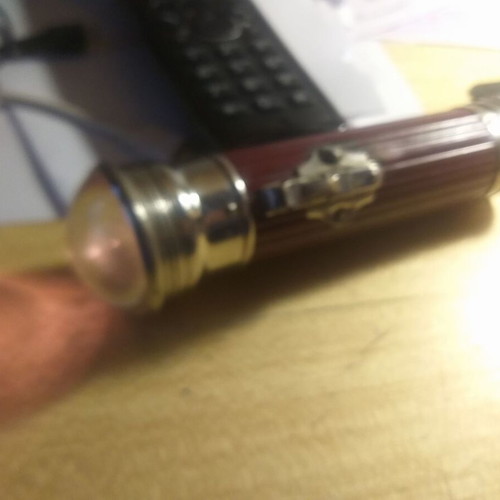 Battery flashlight from 1950s like new