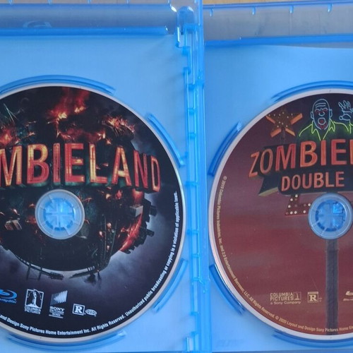 Zombieland and Zombieland Double Tap Blu-ray set with Greek and Bulgarian subtitles