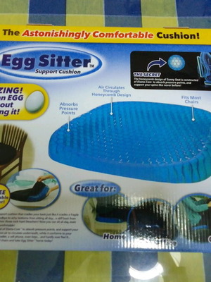 Egg sitter new, sealed packaging