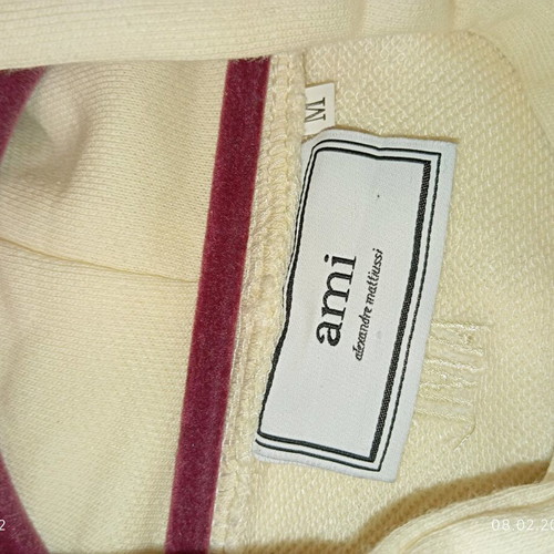 Ami sweatshirt hoodie size M like new, beige