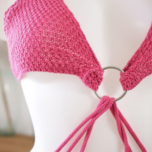 Pink Miami style beach dress new by A-Style