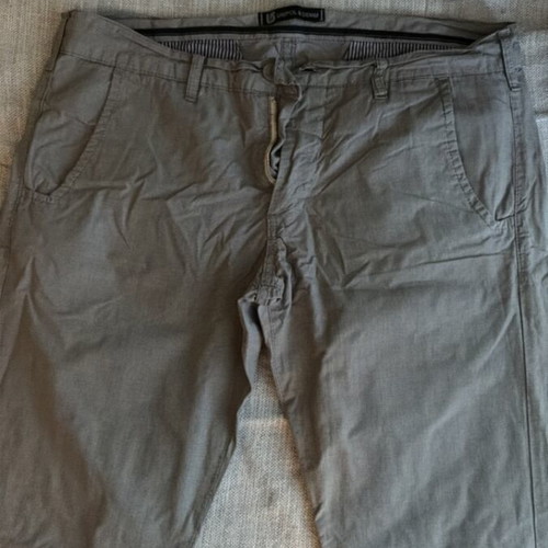 Men's chino pants used, size L, black and gray