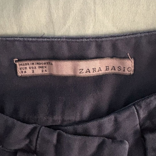 Zara Basic Blue Pants like new, size XS
