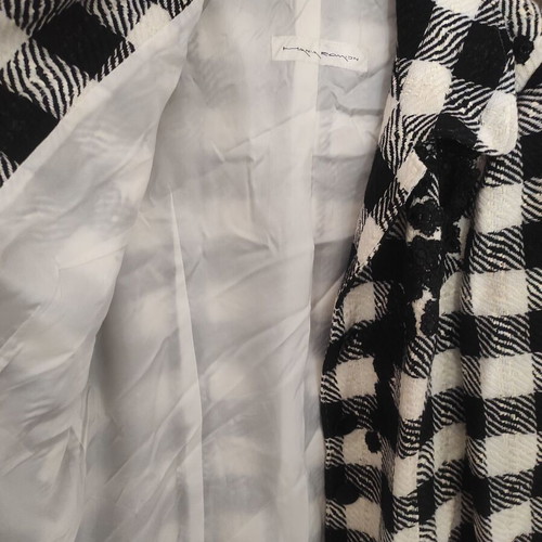 Vintage Hania Romion checked coat jacket new, size M-L