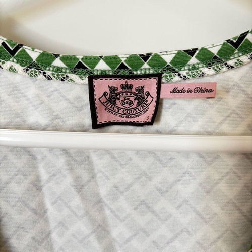 slim fit dress slacks Juicy Couture Peplum Dress In Green Pink Stripe main image 0