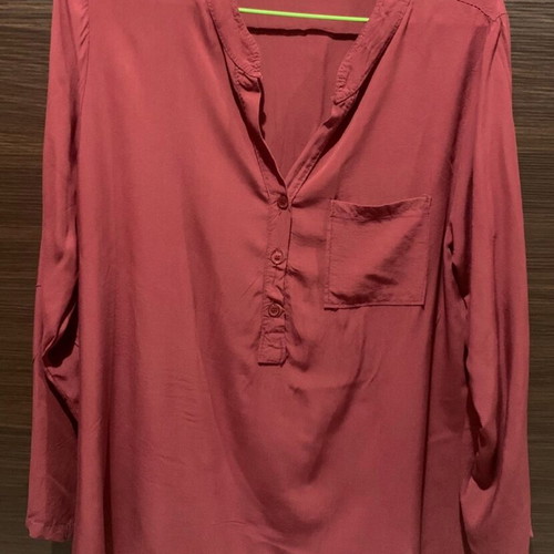 Shirt used, burgundy, one size