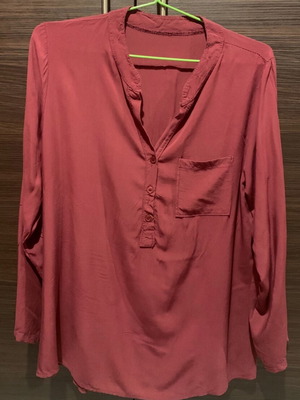 Shirt used, burgundy, one size