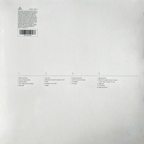 Pet Shop Boys Discography The Complete Singles Collection 1985-1991 new