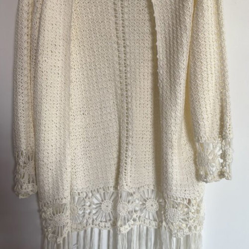 Knitted kimono cardigan Minkpink like new, beige, size S