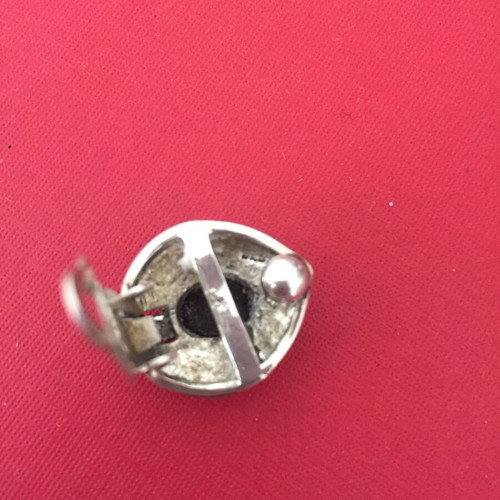 Silver 925 Clip Earrings used, vintage