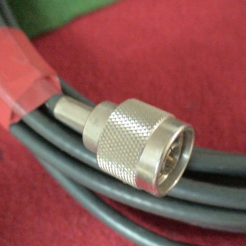 Coaxial cable 8 meters used with connectors