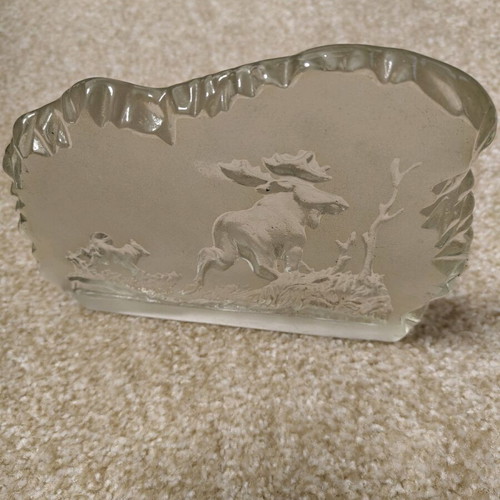 Nybro decorative crystal like new, Swedish antique 80s