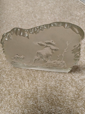 Nybro decorative crystal like new, Swedish antique 80s