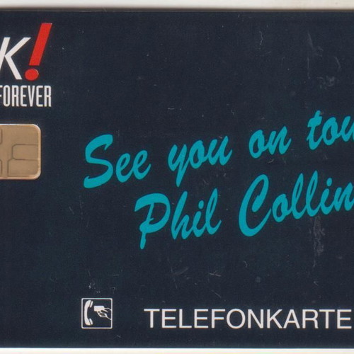 Phil Collins Both Sides Tour 94 Germany Phone Card new with 6DM
