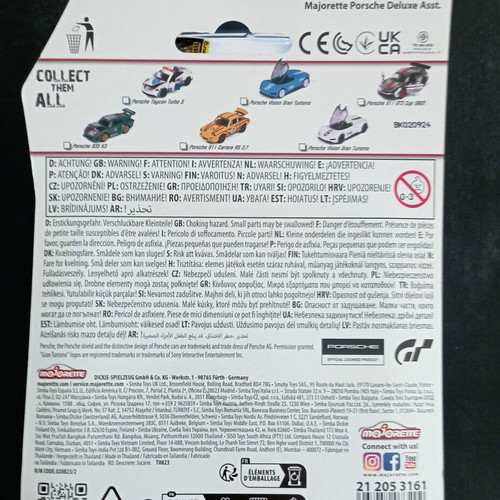 Αυτοκινητάκι Majorette Porsche 935K καινούργιο με κινούμενα μέρη και ανάρτηση