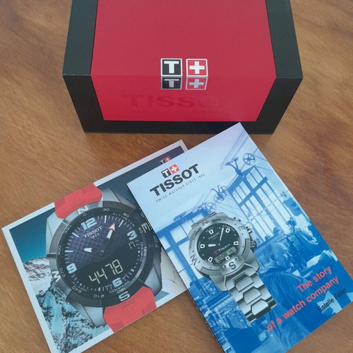 Tissot watch box like new with booklets