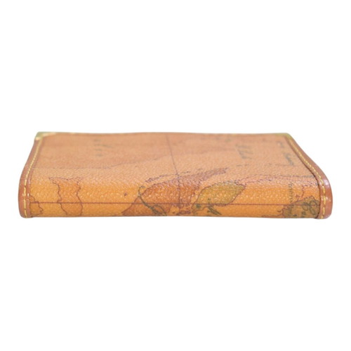 Alviero Martini 1A Classe Geo Classic Card Holder like new, brown map design