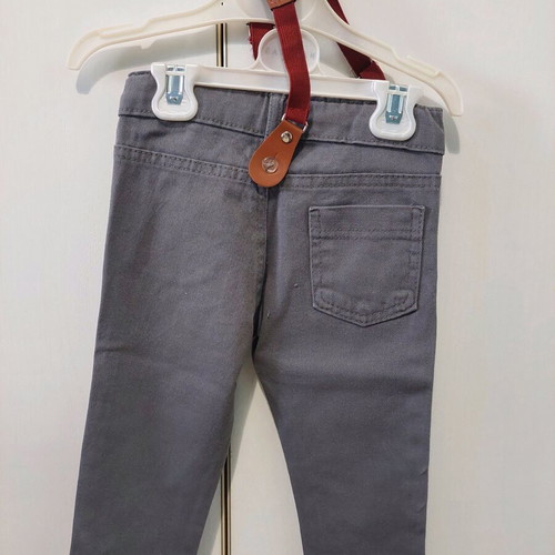 Hashtag baby set 12 months new, shirt and pants with suspenders