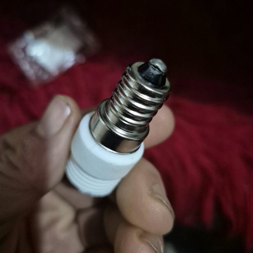 Adapter for G9 Lamp to E14 Socket New Ceramic Type