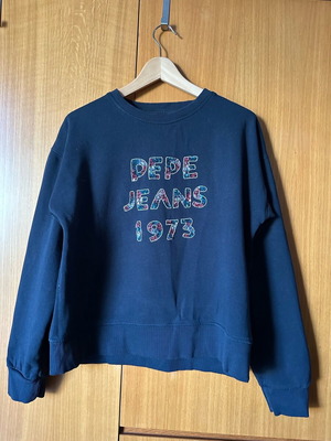 Pepe Jeans sweater like new, size M, dark blue