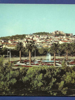 Patra Plateia Psila Alonia postcard used