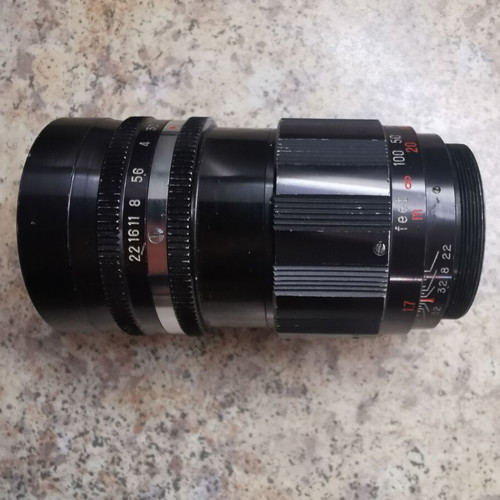 Unitel 135mm f3.2 T2 mount lens used, Japan