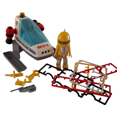 Vintage Lyra Playmobil Playmospace 3509 Space Buggy used, 80s